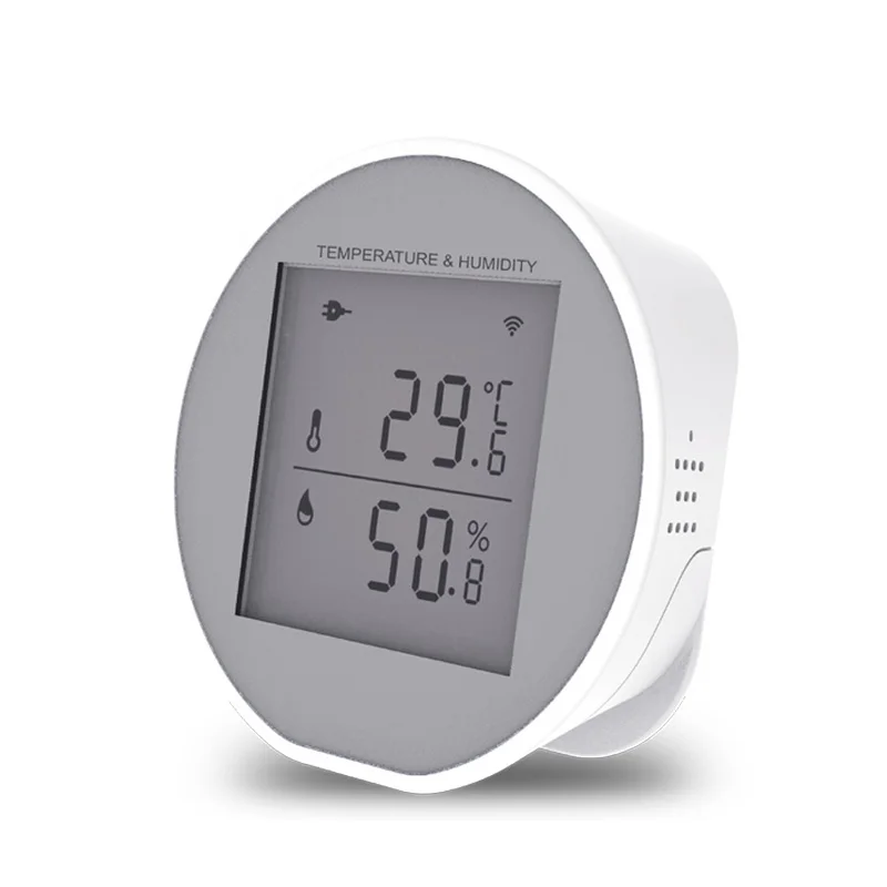 Tuya Smart WIFI Temperature And Humidity Sensor Indoor Hygrometer Thermometer With LCD Display Support USB powered