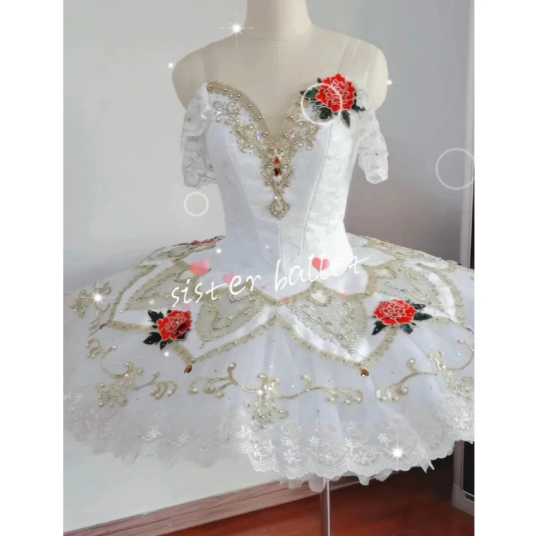 Tailored Don Quixote Flower Goddess Awakening Ballet TUTU dress Girl Sleeping Beauty International Ballet plate dress