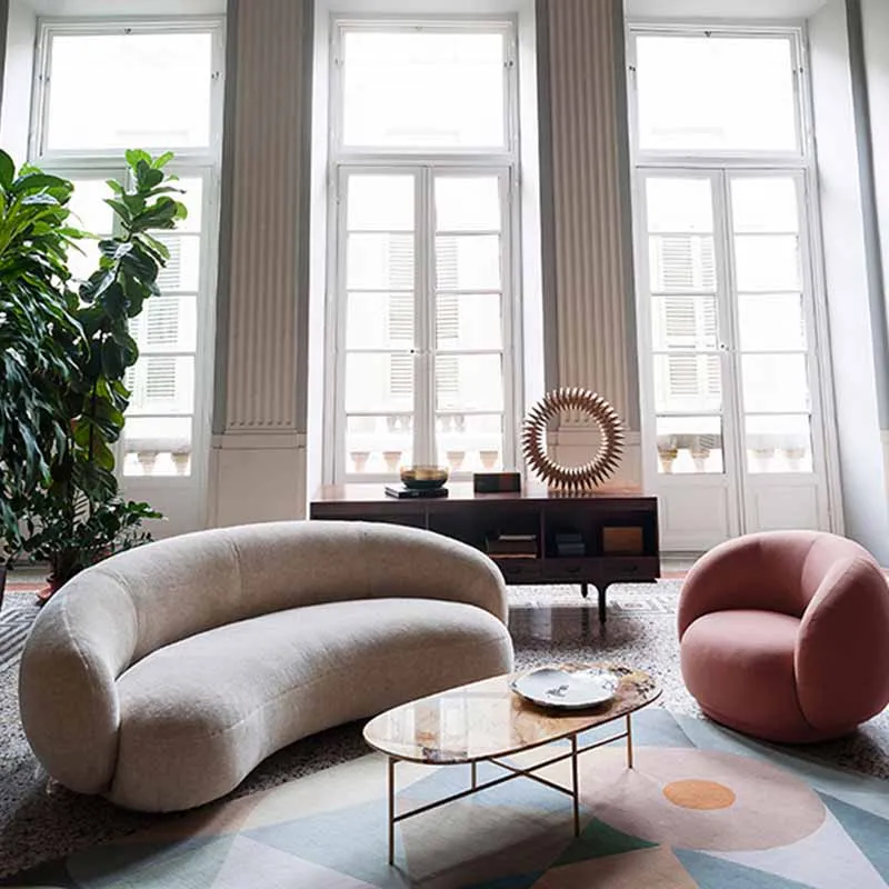 الأرائك الخشبية الفاخرة الشمال بسيط مريح مصمم غرفة المعيشة الأرائك الحديثة صالة ما بعد الحداثة الأميرة الأثاث الفريد