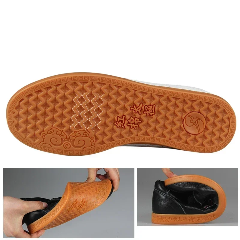 جلد طبيعي تنفس الكونغ فو تاي تشي أحذية فنون الدفاع عن النفس أحذية الووشو أحذية رياضية جلد البقر للجنسين الرجال النساء 2022 #5