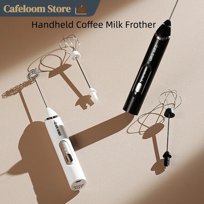Mhw-3bomber Electric Milk Frother Handheld Coffee Stirrer Household Egg Beater Milk Foam Maker Multi-Function Milk Frother