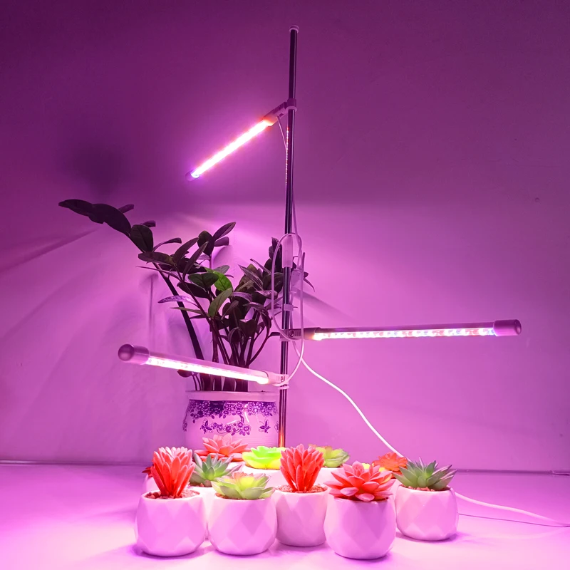 

LED Grow Light Full Spectrum Plant Growing Lamp with Timer for Indoor Plant Dimmable Plant Light for Hydroponic Seedling Herb