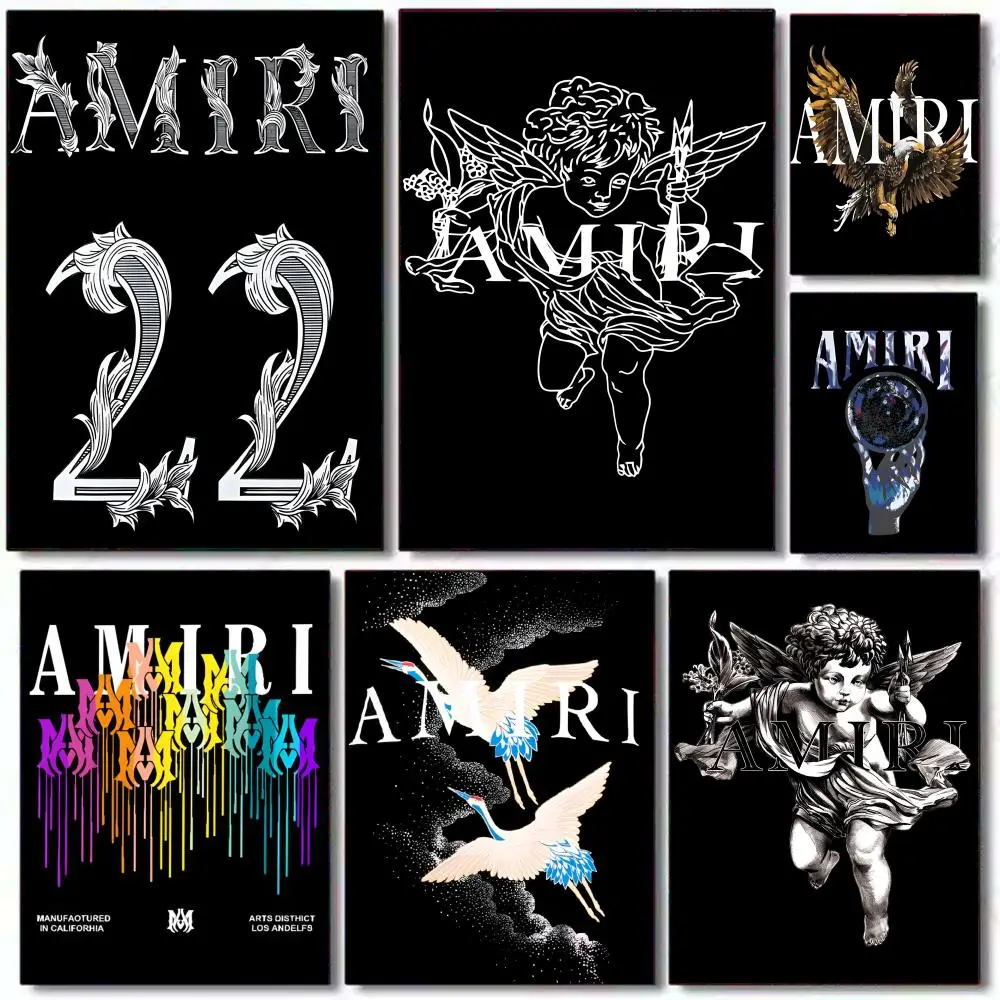 ملصق A-Amiri لتزيين هدايا العطلات مصمم للمنزل والمطعم والمكتب والفضاء