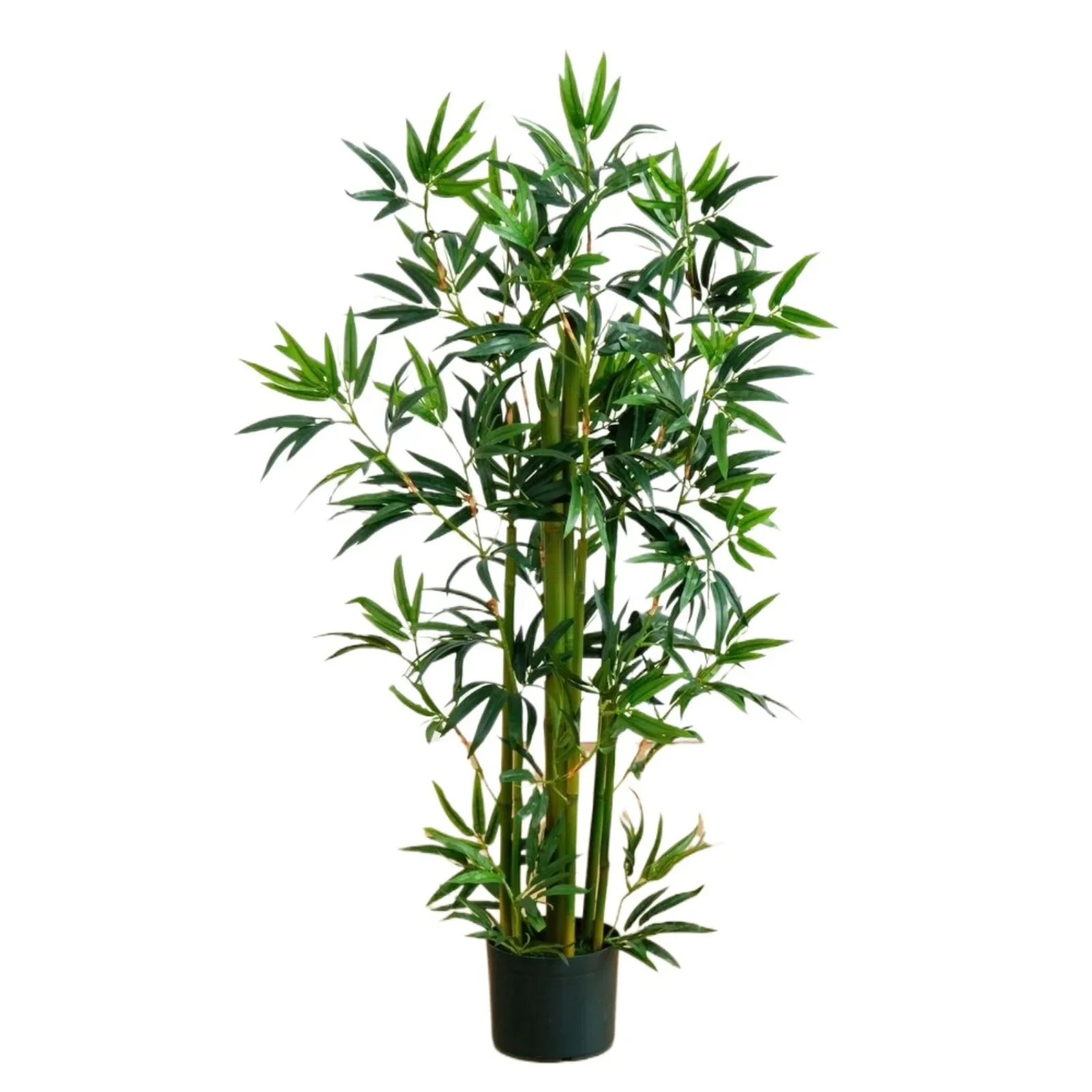 4’ Bamboo Artificial Tree w/Natural Trunks & 540 Lvs Home Decor. Retail $94 United States