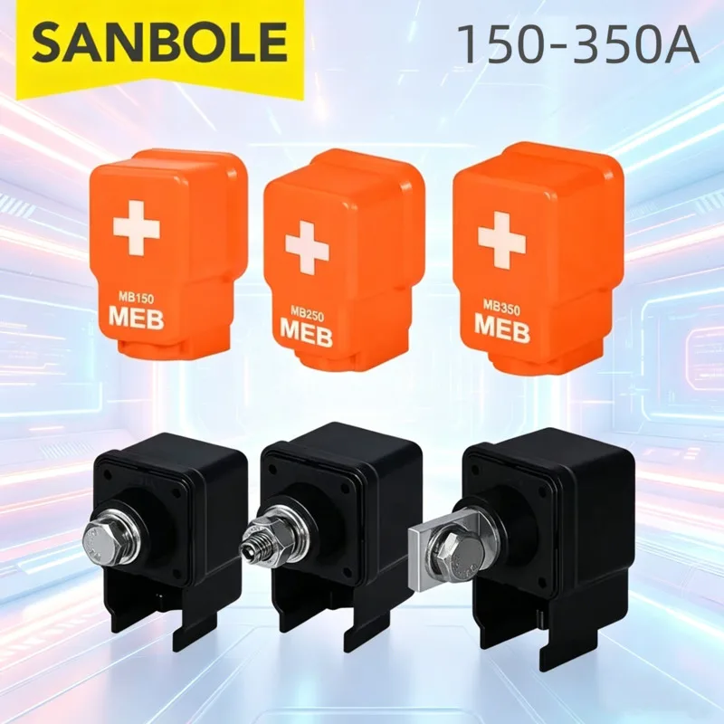 

150-350A Energy Storage Terminal Copper Bar Threaded Wire Connector Through Wall Type High Current Lithium Battery Accessory