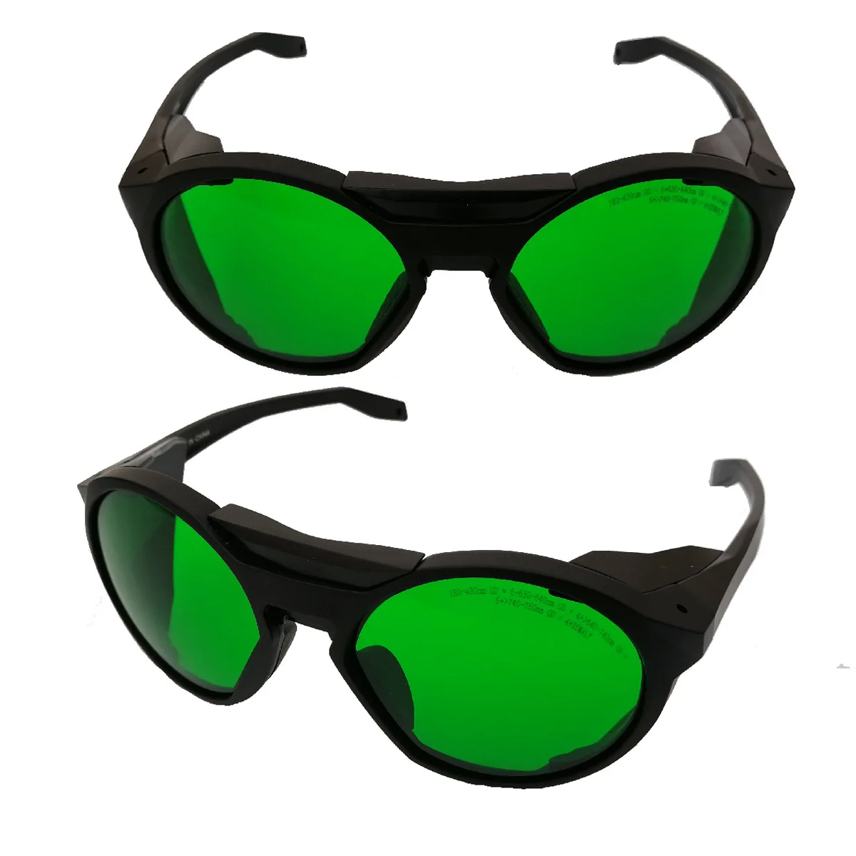 190-470nm 610-760nm Laser Protective Glasses Wide Spectrum Polymer Absorption Anti-laser Goggles