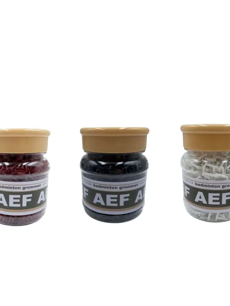 

Badminton Racket U-shaped Grommets & Eyelets / Yellow / Red / Black / Clear / White Bottle