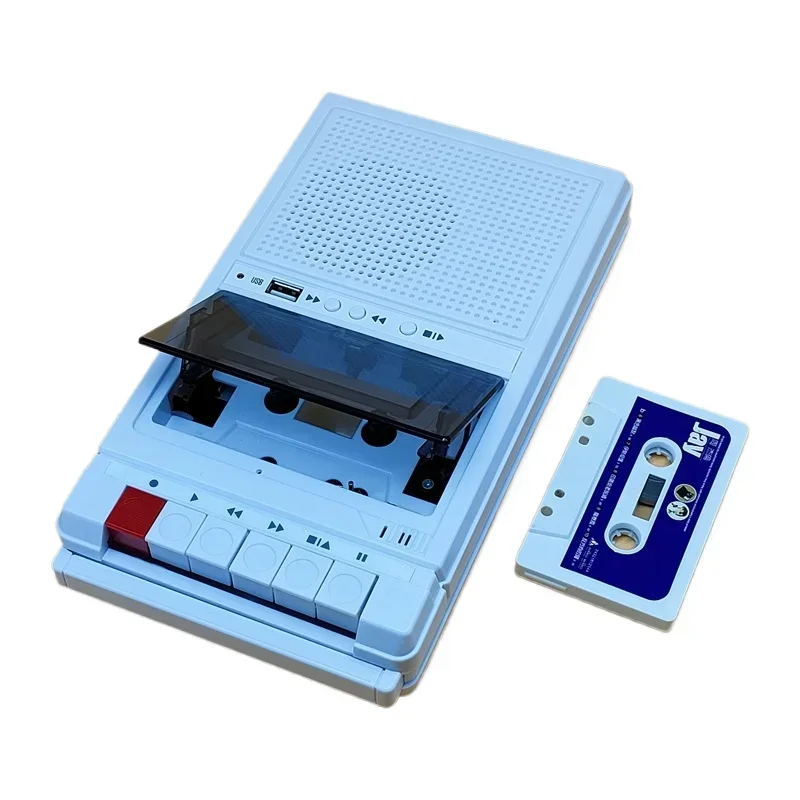 

Ретро-стерео кассетный плеер Walkman с функцией автодекодирования, записью, внешним динамиком и воспроизведением через USB
