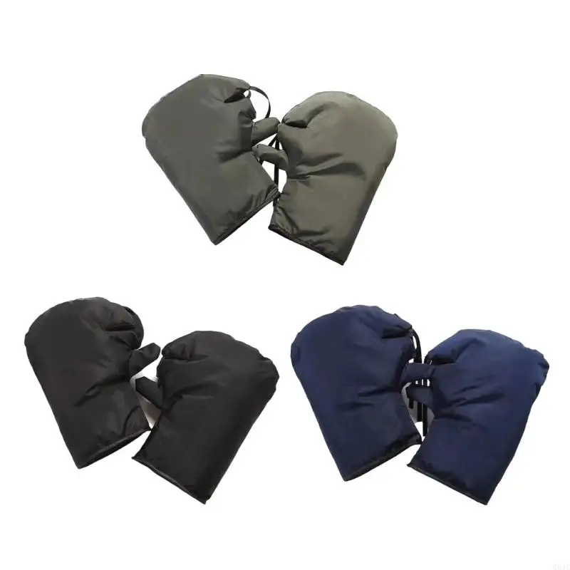 

Q84C Bikes Handlebars Cover Gloves Cold Weather Thermals Bicycles Handlebars Mittens