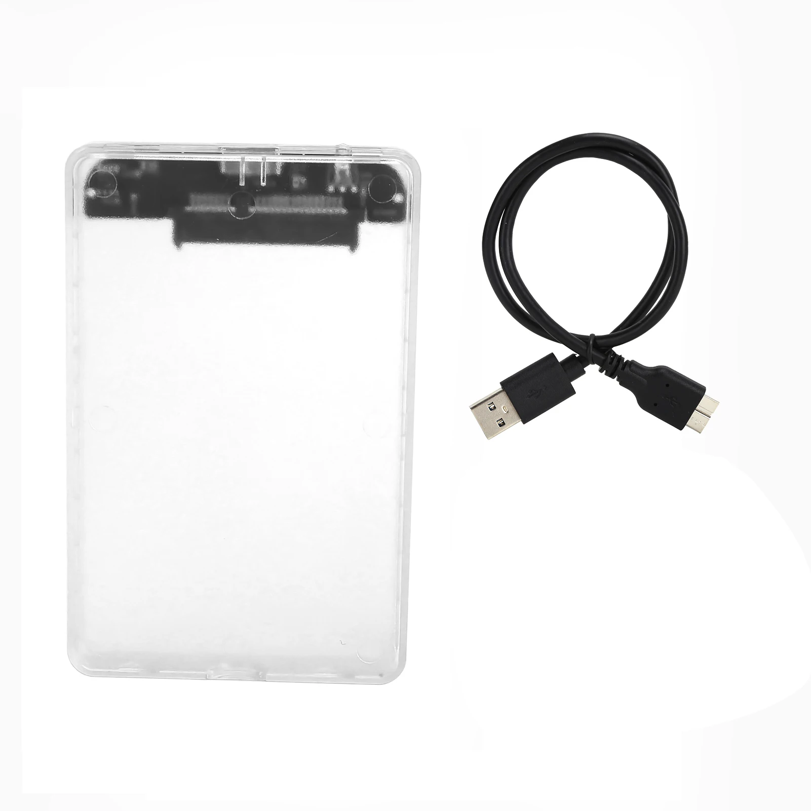 

USB3.0 Disk External Case SATA Hard Drive Enclosure 2.5in HDD/SSD Storage Hard Disk Drive Protection Box (Not Inclube Hard Disk)