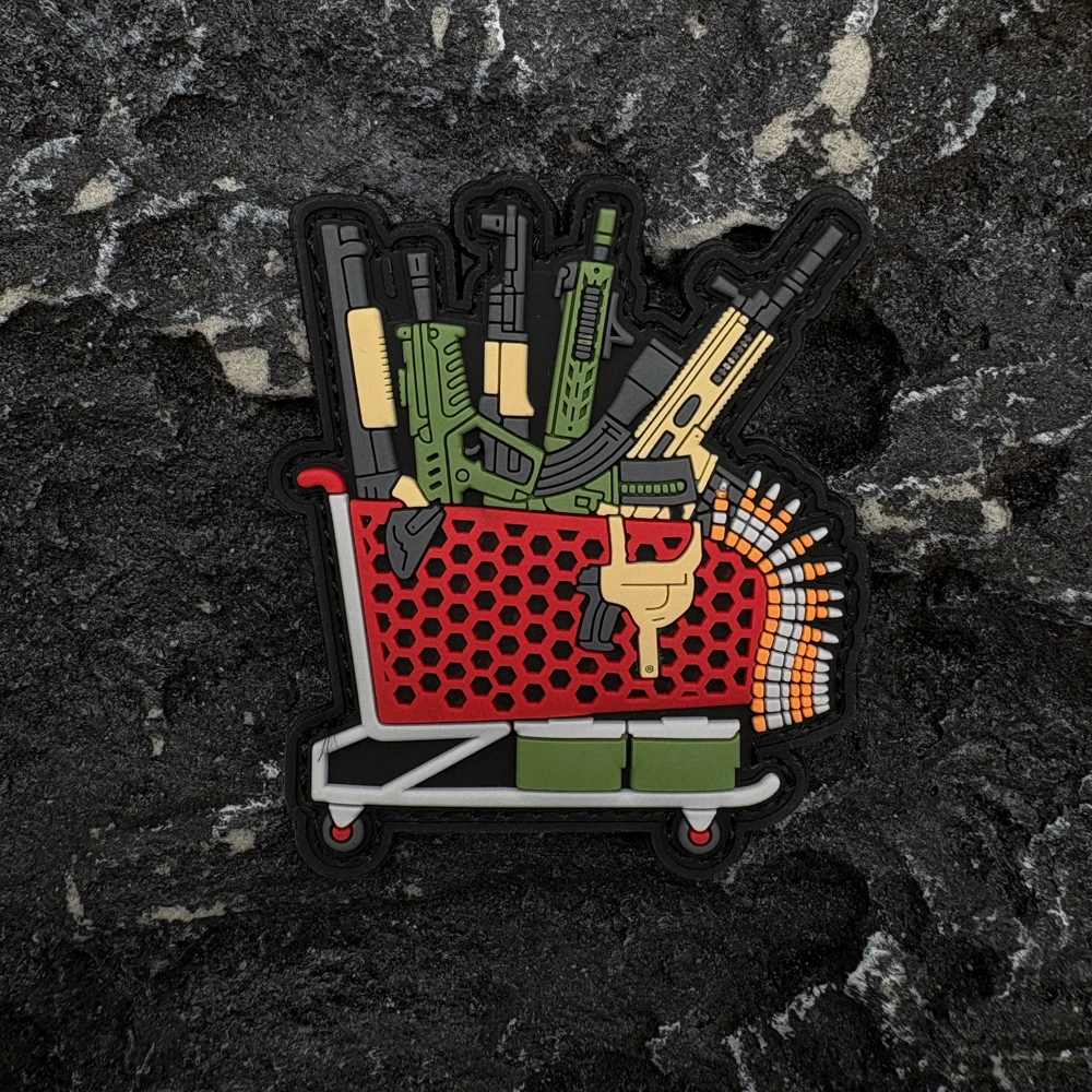 Car storage pattern patch, PVC material, comes with a matching rough-surface canvas bag, suitable for luggage and clothing modification