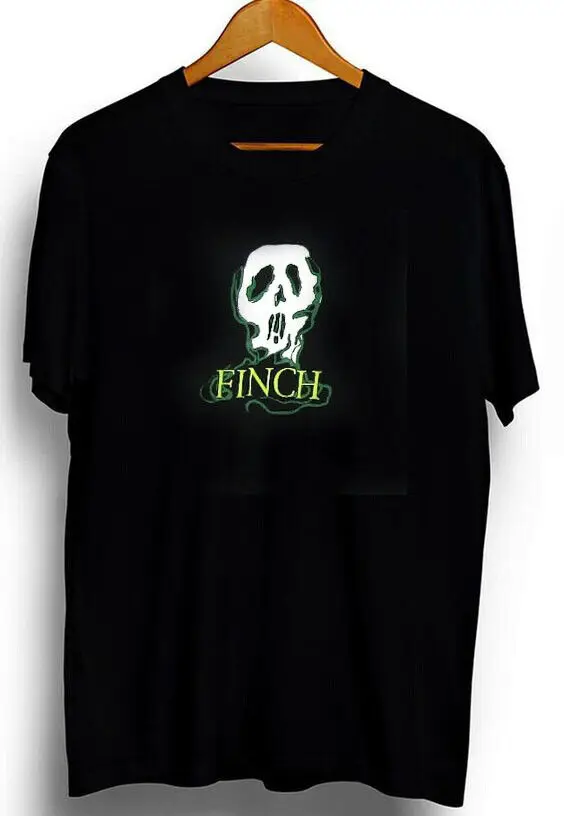 Finch Ghost Skull Black T Shirt, post- punk band t-shirt, gift for fan TE4681