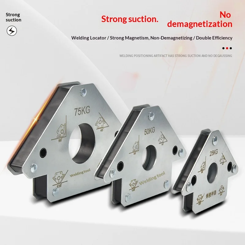

Strong Magnetic Welding Positioner Set 25/50/75KG Multi-Angle Welding Magnet Holder Locator for Soldering Welding Assembly Tool