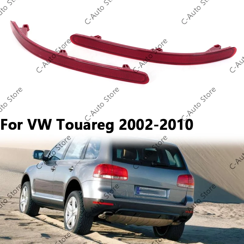 Car Left Right Tail Rear Bumper Reflector Light rear brake lamp 7L6945106A 7L6945105A For VW Touareg 2002-2010 Car-Styling 