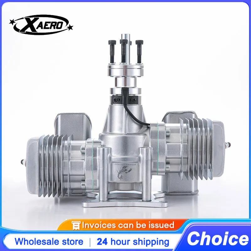 

RCGF Stinger 70cc Twin 2-Stroke Gas Engine, for Giant Scale Fixed Wing RC Aircraft