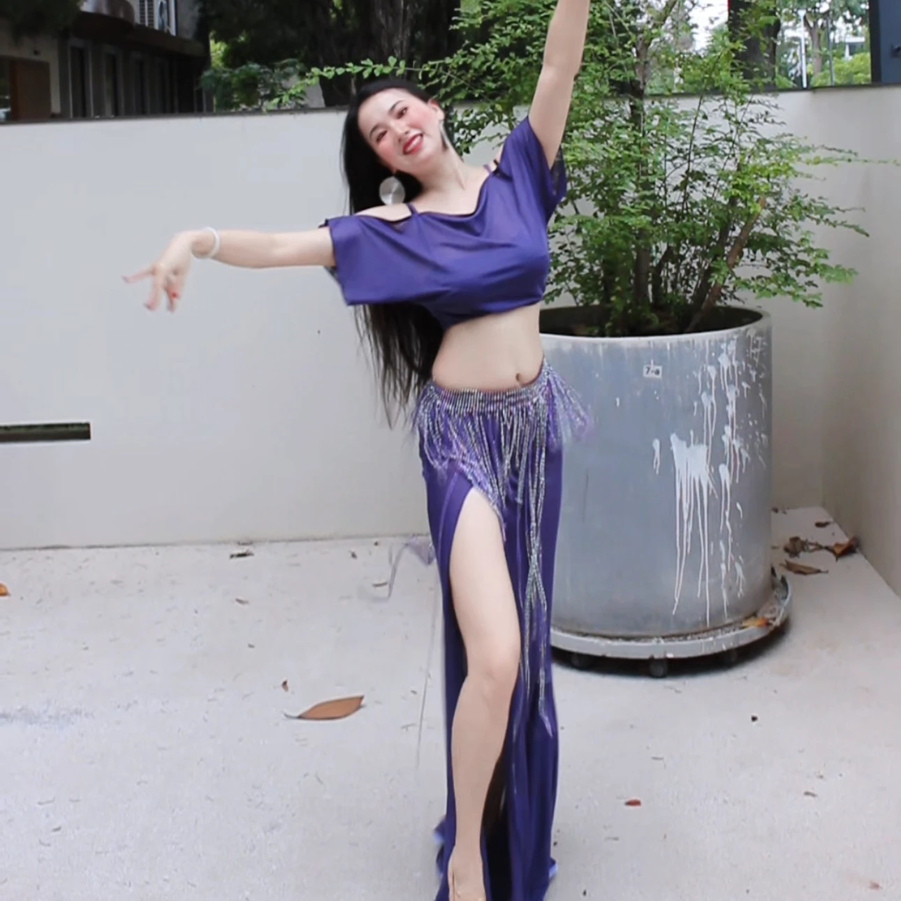 2025 traje de dança do ventre solto manga curta topo + sexy cauda de peixe saia longa conjunto para trajes de desempenho de dança oriental feminina