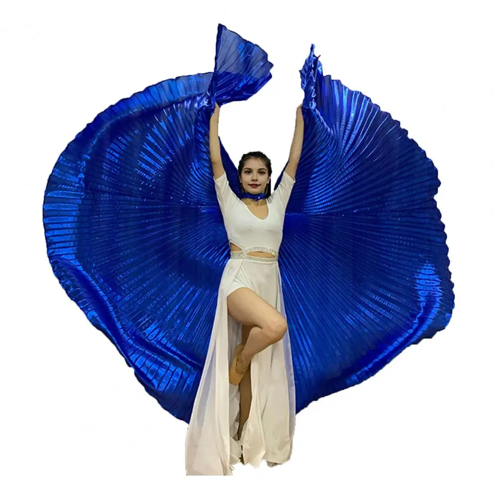 Halloween Wing Costume Prop Belly Dance Wings Set with Telescopic Rod Sticks Costume for Halloween