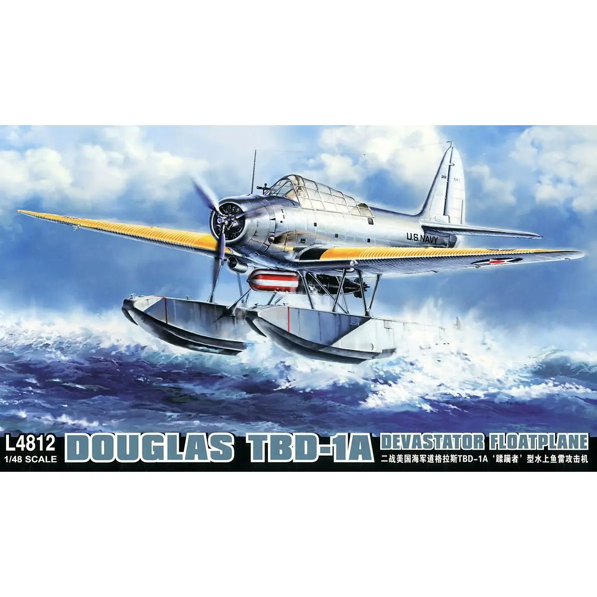 

Great Wall Hobby L4812 1/48 Douglas TBD-1A Devastator Floatplane - Scale Model Kit