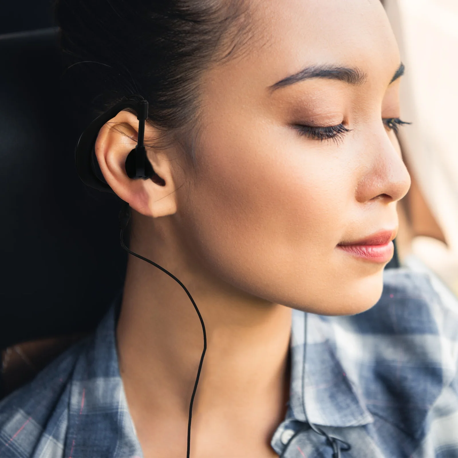 

1 шт., гарнитура для внутренней связи, рации, наушник, практичная ручная связь, подходит для безопасности, склада в отеле