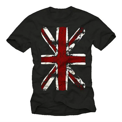 Union Jack England Flag - UK Punk Rock Music Mens T-Shirt. Summer Cotton O-Neck Short Sleeve Unisex T Shirt New S-3XL