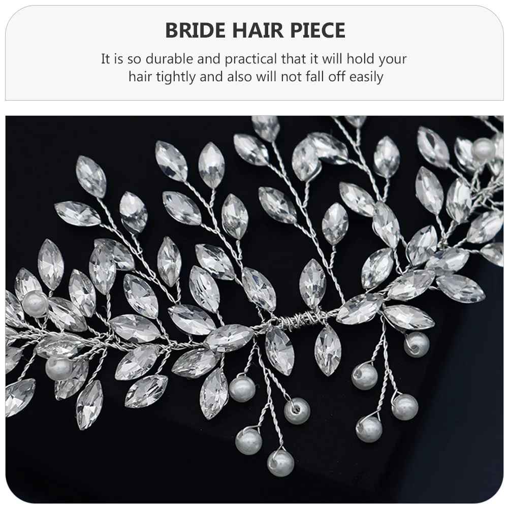 

Rhinestone Band Bride Wedding Headpiece Sparkling Hair Accessories For Women Party Bridal Event Hair Styling Tool