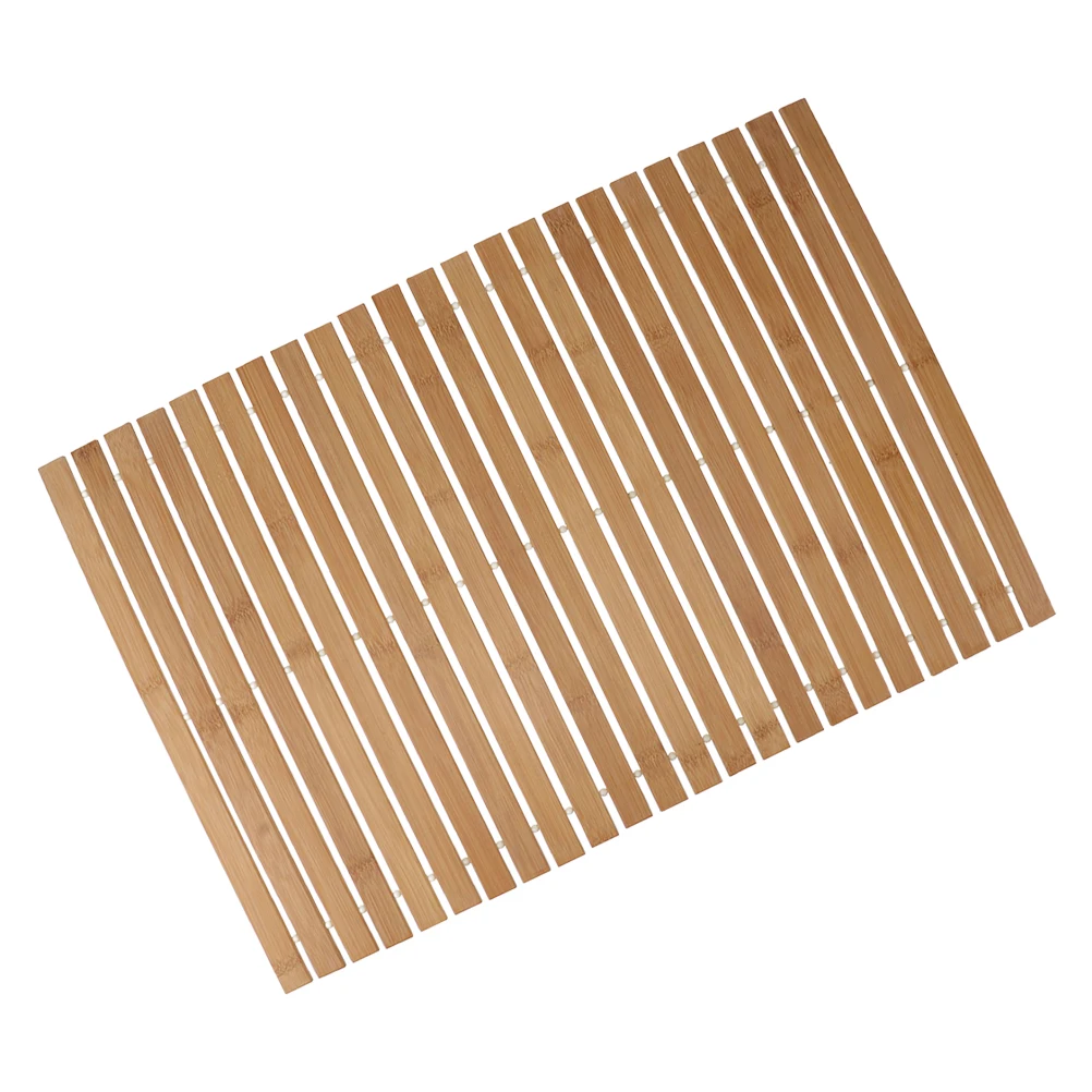 

Bamboo Anti-skid Mat Non-slip Bathroom Rug Home Floor Mats Door Entry Doormat Long Lasting Elegant Prevent