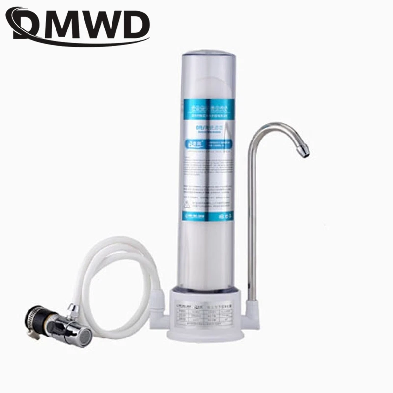 DMWD-purificador de agua con filtro de carbón activado para grifo de cocina, máquina purificadora de agua con prefiltro para el hogar, dioma