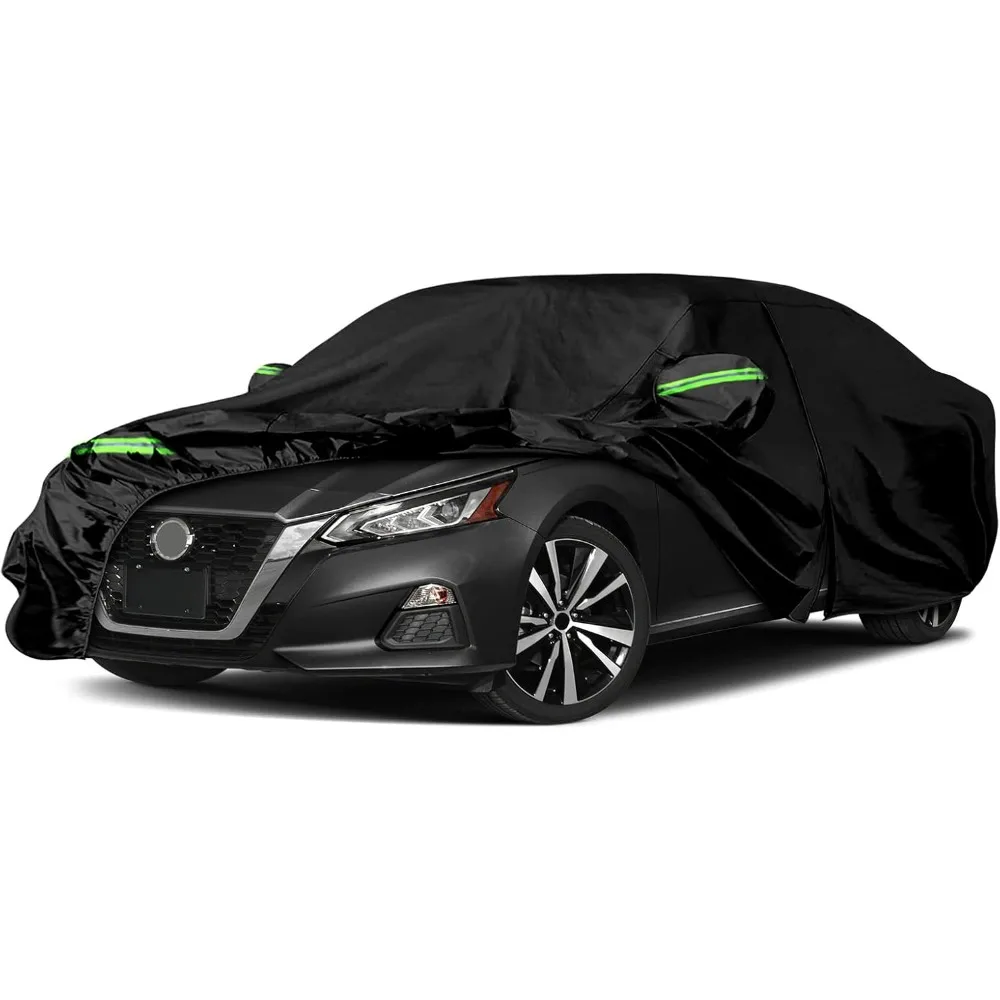 

All-Weather Custom Fit Car Cover for 2002-2025 Nissan Altima with Zippered Door and Windproof Design