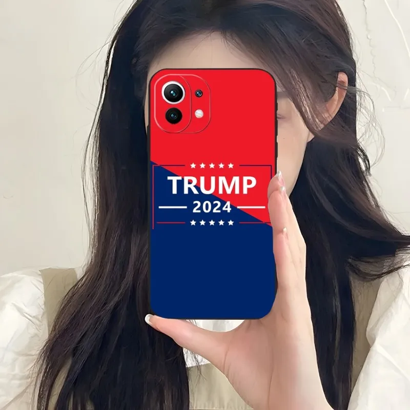 Donald Trump Sign Election 2024 Phone Case For Redmi Note 10 10S 11 9S 8T 11S 7 8 8A 9 9A 9C 9T 10 10X Black Silicone Cover image 6