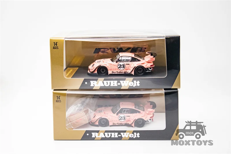 نموذج النجمة 1:64 Rauh-Welt RWB993 GT Pink Pig (Der Truffel Jager) limitd999 Diecast Model Car