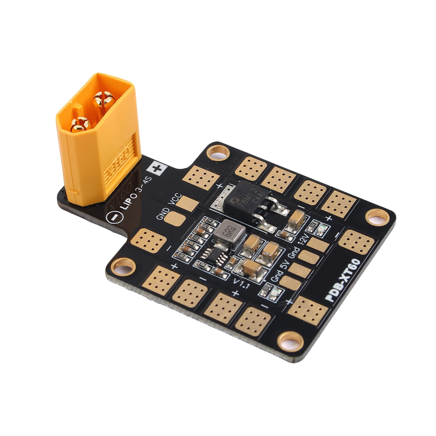1pcs/3pcs XT60 3-4S Mini Power Hub Power Distribution Board PDB with BEC 5V & 12V for FPV QAV250 ZMR250 Multicopter Quadcopter