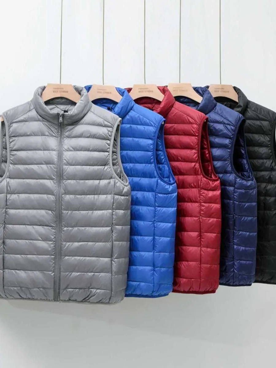 

Trendy Lightweight Men's down Jaet Vest Spring Autumn Winter Faionable Warm Thin Outerwear Breathable Comfortable Fit