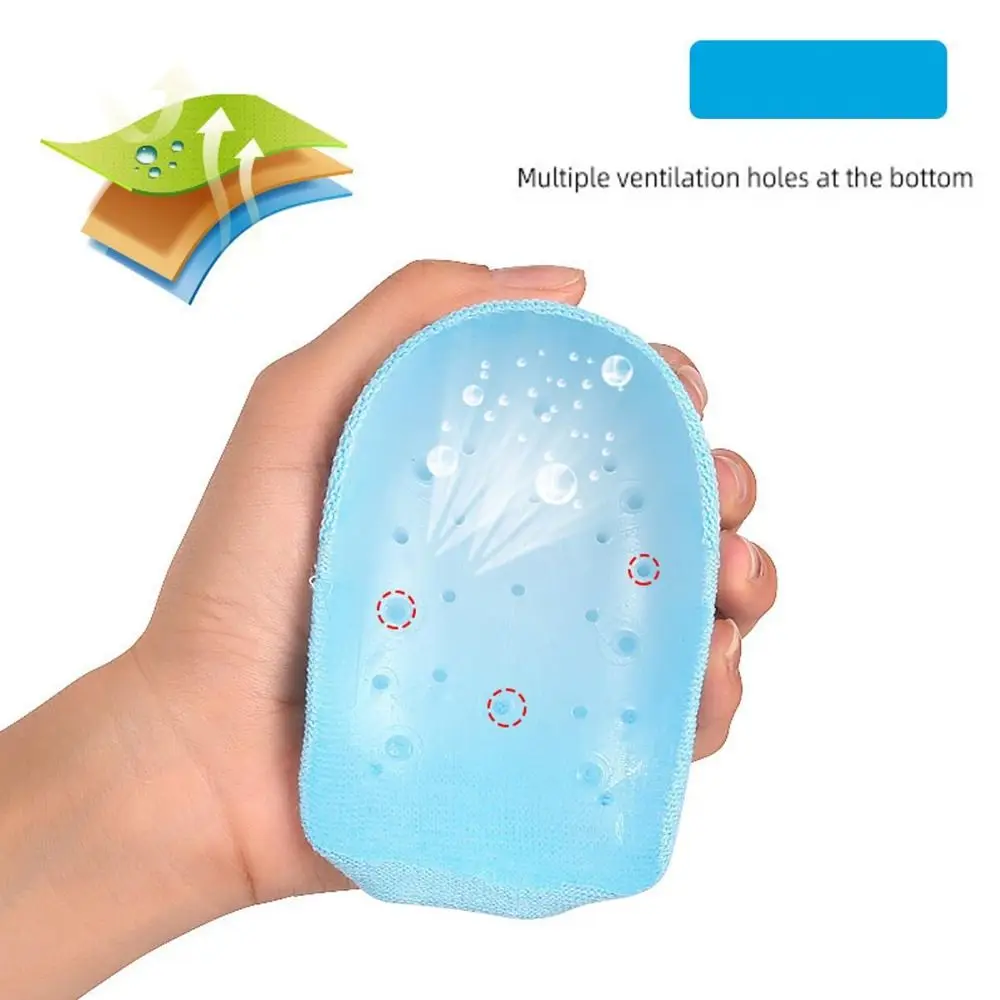 Sport Unsichtbare Rizzsoles Höhe Max Socken SEBS Anti-rutsch Halbe Höhe Erhöhen Einlegesohlen Verdickt 2,5/3,5 cm Ferse Lift Frauen Männer