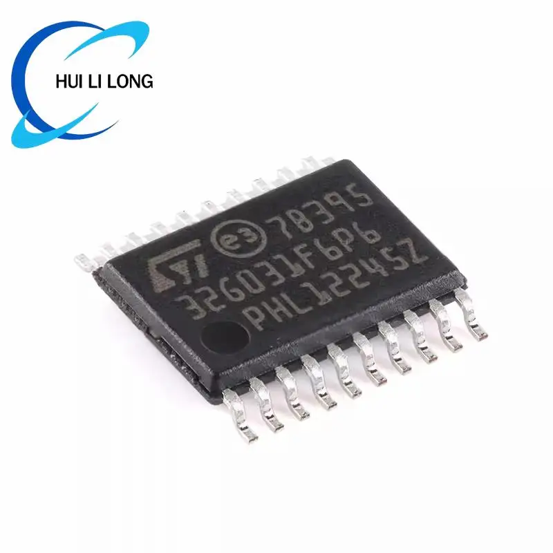 5pcs STM32G031F6P6 TSSOP-20 STM32G031 STM32 G031F6P6 STM32G ARM Cortex-M0+ 32-bit MCU Microcontroller MCU IC Chip New Original