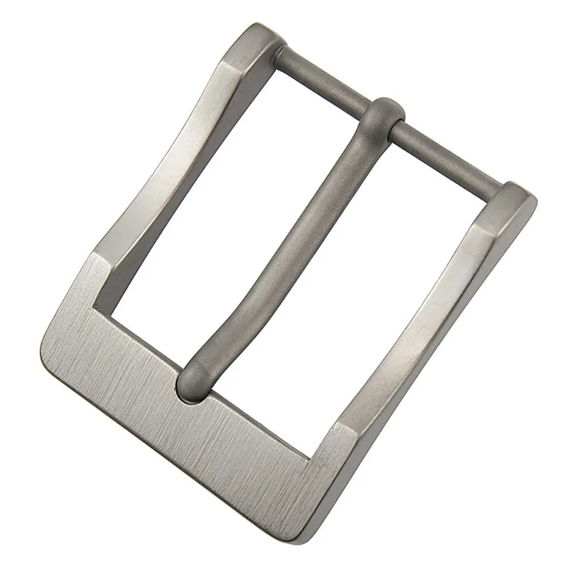 35/40 مللي متر التيتانيوم النقي غير قابل للصدأ دبوس مشبك حزام الرأس-التيتانيوم معدن الجلد ودية الترفيه تنوعا الرجال مشبك حزام الموضة