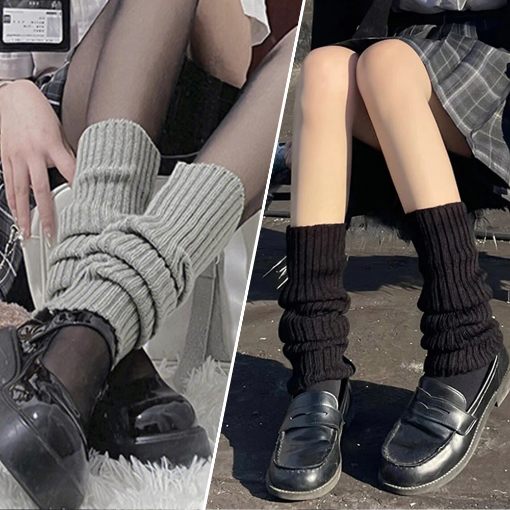 Jambières Y2K de Style Japonais Lolita pour Femme, Chaussettes Chaudes et Épaisses, Amincissantes, Collection Automne-Hiver