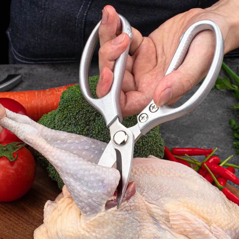 

Stainless Steel Turtle Scissors Aluminum Alloy Kitchen Scissors Chicken Bone Turtle Food Large Sk5 Strong