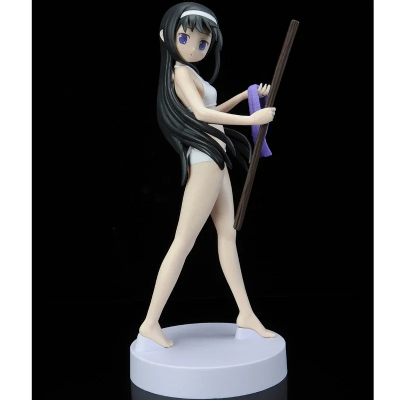 In Stock Original Bandai BANPRESTO EXQ Akemi Homura Swimsuit Action Figure Animation ToyGift Model Collector Anime Hobby Genuine