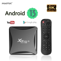 HAAYOT X88 Mini 13 TV Box Android 13 Rockchip RK3528 Quad Core Cortex A53 Support 8K Video Wifi6 Smart Media Player Set Top Box