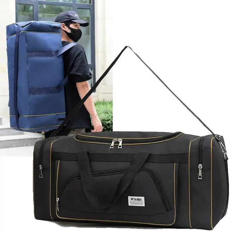 

Oversized Travel Duffel Bag Check-In Storage Crossbody Bags Outdoor Camping Travelling Hiking Handbag Casual Carry-on Backpack
