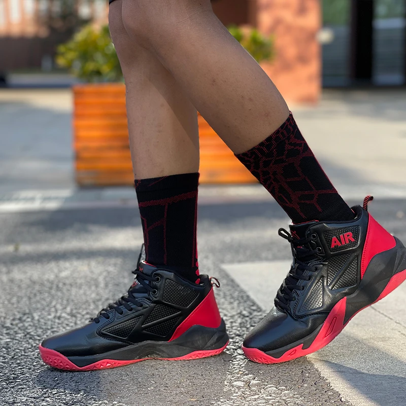 Basketball Socken Professionelle Outdoor Sport Lange Röhre Radfahren Männer Frauen Strümpfe Hohe Handtuch Anti Slip Basketball Socken Pack – Detail 9