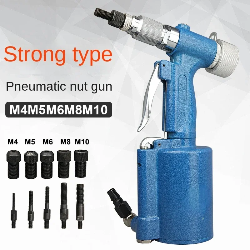 Vertical Hydraulic Ow-810 Pneumatic Semi-automatic Pull-Setter Pull Nut Rivet Nut Gun