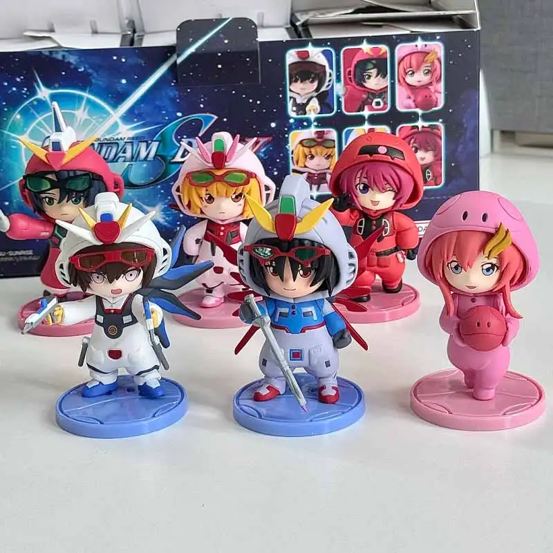 

Toptoy Bnfq Pajamars Series Mobile Suit Gundam Seed Destiny Blind Box Garage Kit Toys Desktop Decoration Mystery Box Fun Gifts