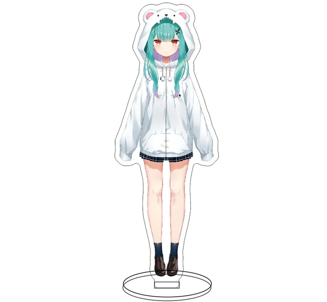 Hot Hololive Vtuber Anime Fans Figures Ninomae Ina\'nis Gawr Gura La+ Darknesss Cosplay Acrylic Stand Model  firend Gifts