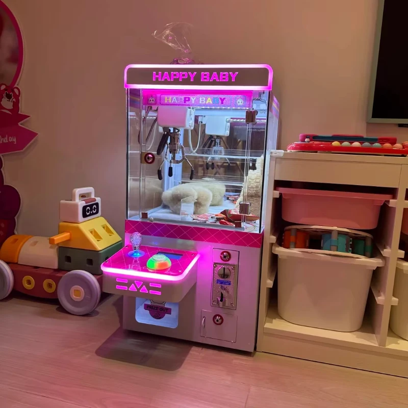 Mini Coin-Operated Claw Machine Toy Crane Small Indoor Arcade  Game Center Children Doll Crane Machine