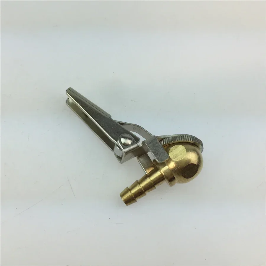 Auto Motorcycle Tire Valve Head Self-Locking Copper Ball Head Inflator Can Vent Gas