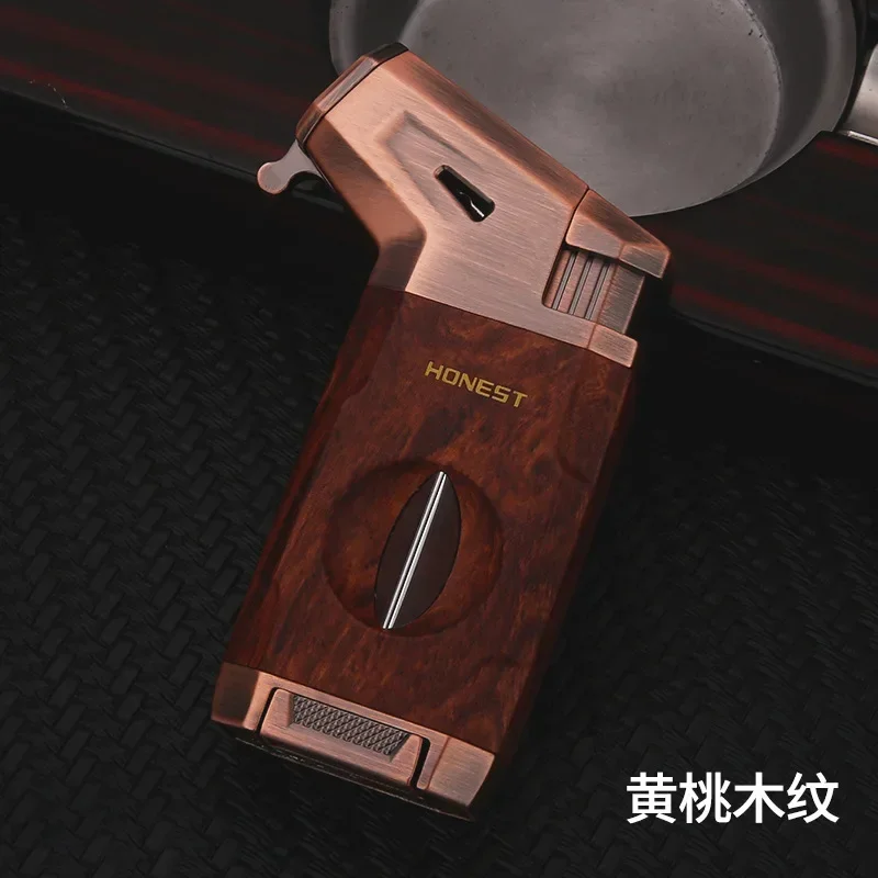 Baicheng New Men's High-end Cigar Special Lighter with Cigar Cutter Integrated Cigarette Accessories Gift