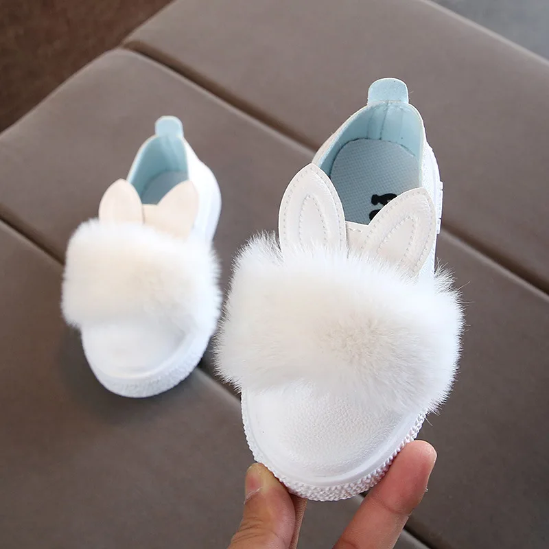 Children Shoes New Autumn Cute Rabbit Ear Baby Toddler Shoes Girls Princess Sport Casual Shoes Kids Sneakers for Girls EU 21-30