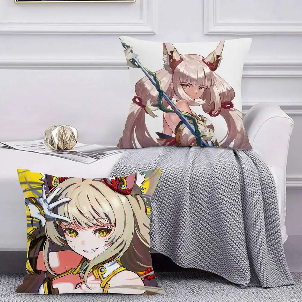 Game Xenoblade Chronicles Nia Pillow Case Cushion Cover Throw Pillow Case For Car Sofa