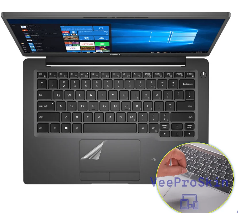 2 uds mate Touchpad película protectora pegatina Protector para Dell Latitude 7300 Intel i5-8365U I7-8665U TOUCH PAD